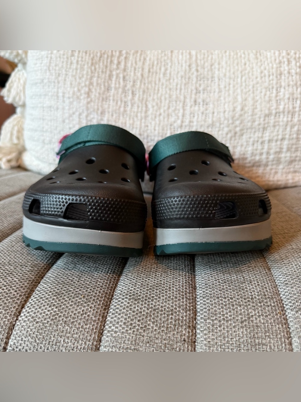 CROCS Hiker Platform Clogs Unisex 9 - Picture 10 of 14